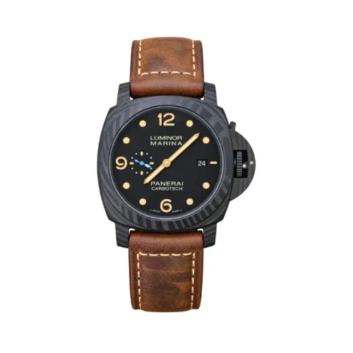 Relógio Panerai Luminor Marina Carbotech 43mm Couro Prem - Top