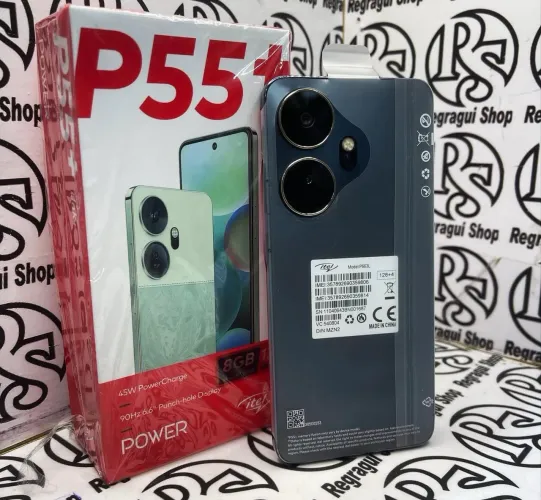 Itel P55 128/04-Preto Entregamos Grátis Rápido 