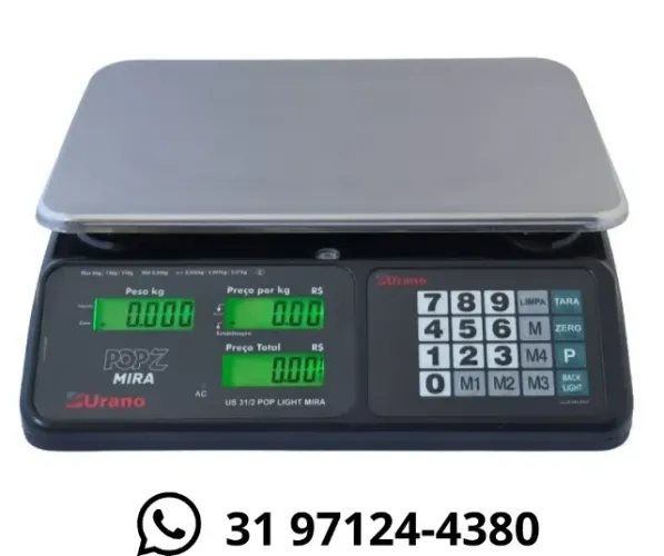 Balança Eletrônica 32KG Urano Nova