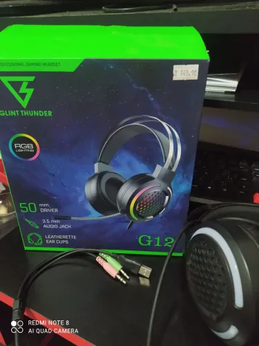 Headset gamer glint thunder G12
