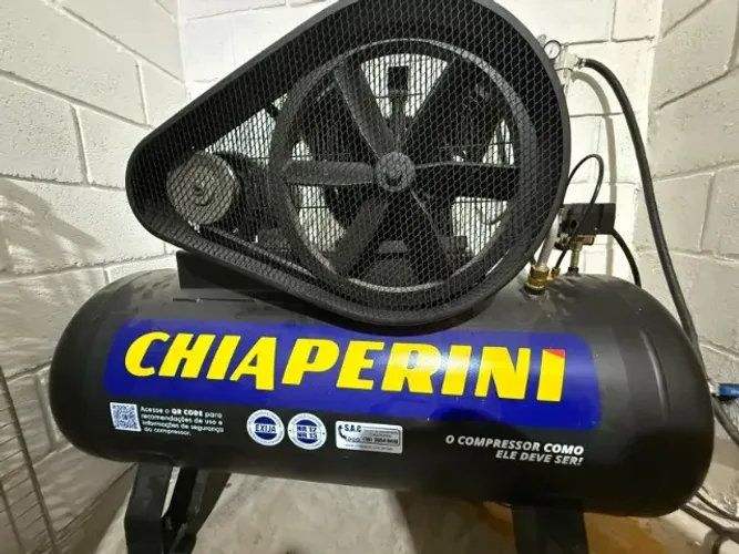 Compressor de ar alta pressão 20 pcm 200 litros - Chiaperini CJ 20+ APV 200L