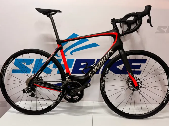 BICICLETA SPECIALIZED S-WORKS ROUBAIX EDIÇÃO MCLAREN TAMANHO 58 SEMI-NOVA