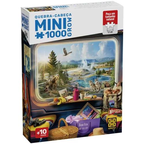 Quebra cabeça mini Grow Passeio de Trem 