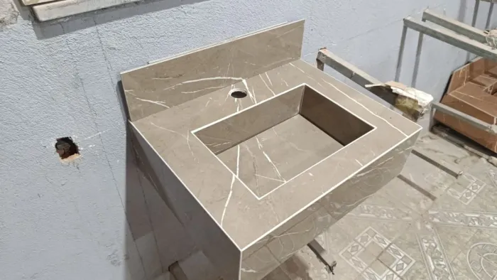 Pia em porcelanato direto da fábrica