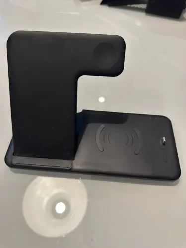 Carregador Wireless 3 em 1 (Celular + Smartwatch + Fone)