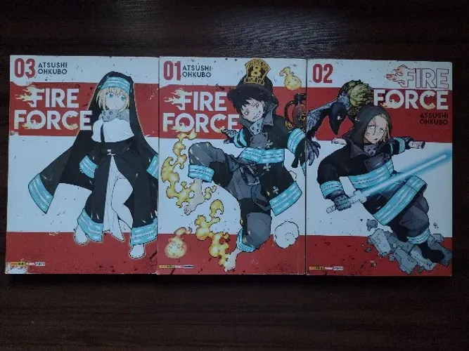 Mangá Fire Force 01 ao 03