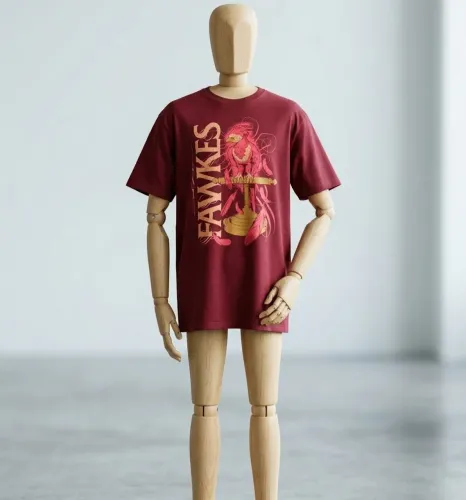 Camiseta Plus Size Harry Potter Fawkes Fênix 4G - Nova Sem Uso