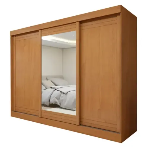 Guarda Roupa Grande 2,30 Com Espelho