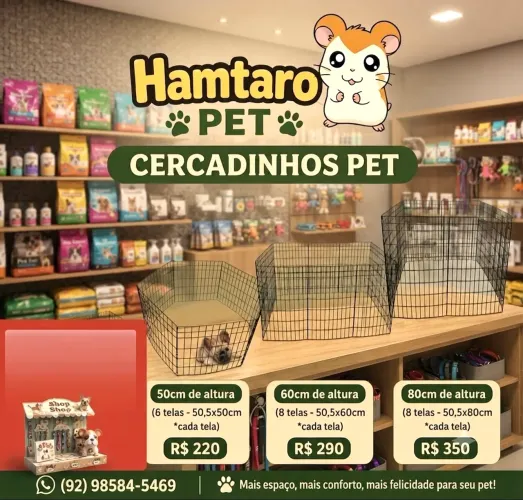 Cercadinho para pet