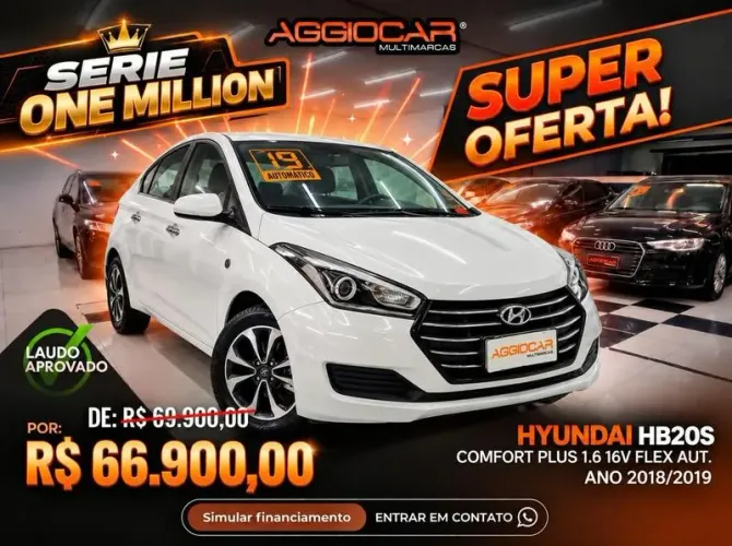 Hyundai HB20S 1 Million 1.6 Flex 16V Aut. 4P 2019