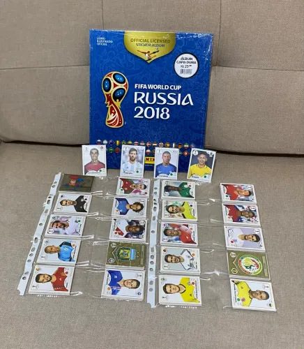 Álbum Copa 2018 - Set completo para colar