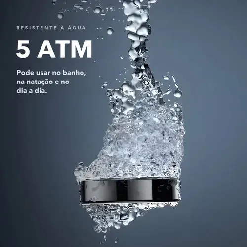 Anel Inteligente Smart Ring Com Estojo Carregador Tamanho 8