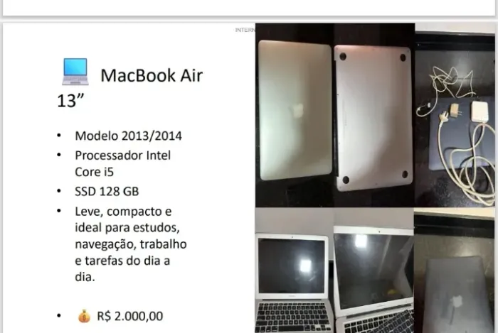 Olá, pessoal! Tudo bem?  Estou vendendo alguns eletrônicos que estão em ótimo estado e com