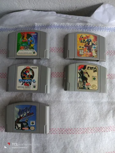Fitas cartuchos jogos games do Nintendo N64