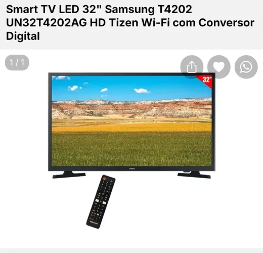 Tv smart led 32" Samsung - AV Service Import