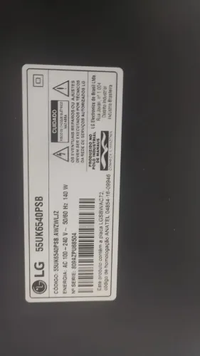DEFEITO | Tv Smart 55'' ( liga e não dá imagem )