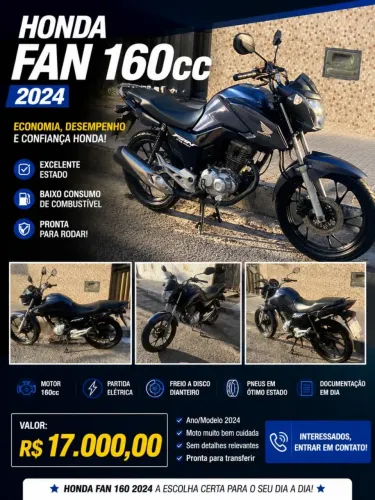 Moto Fan 2024 para venda