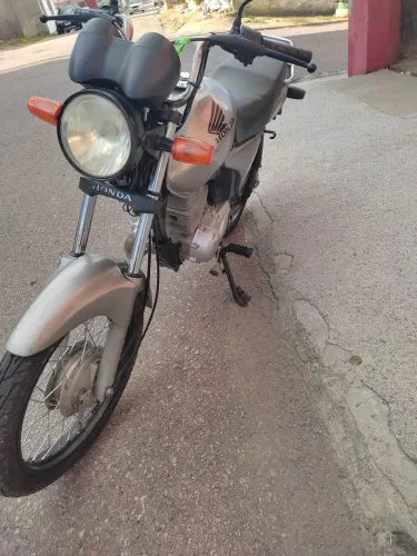 HONDA TITAN 150 KS 2008 CINZA