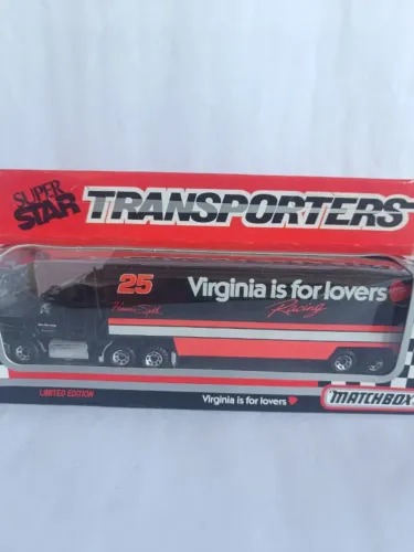 Matchbox #25 Hermie Sadler Virginia is for lovers Transporters