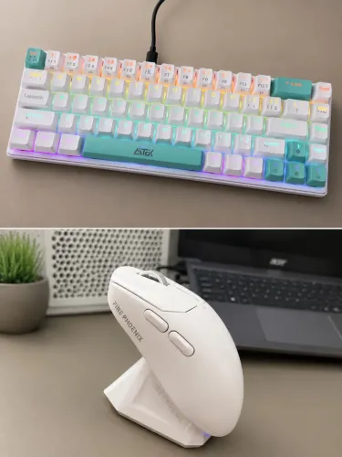 Mouse e teclado gamer