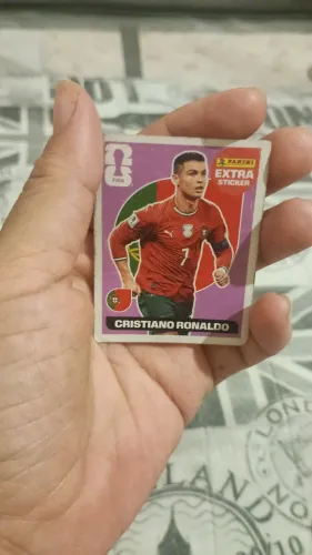 Figurinha lendária roxa Cristiano Ronaldo 50 reais