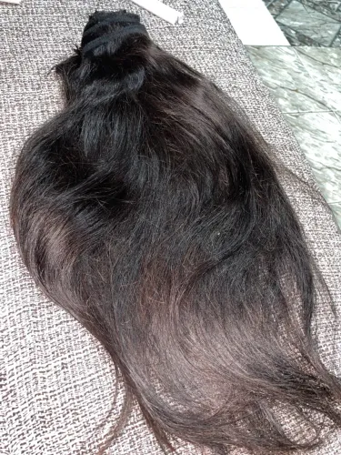 Vendo cabelo humano indiano 55 a 60cm 174g, no ponta americana