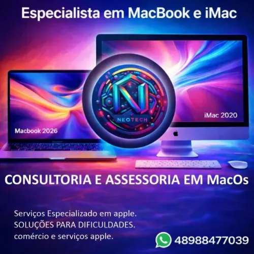 Serviços apple, Assistência e suporte Técnico em MacBook e ImaC
