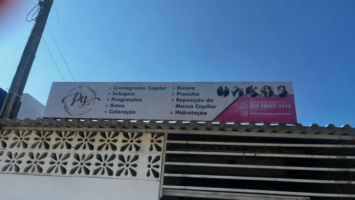 Placa em ACM