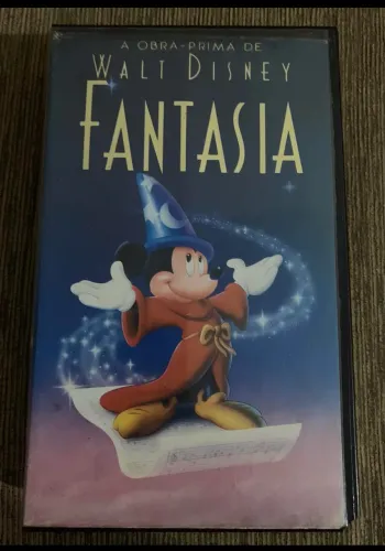 Disney Vhs Mickey Fantasia Ler Descrição Toda