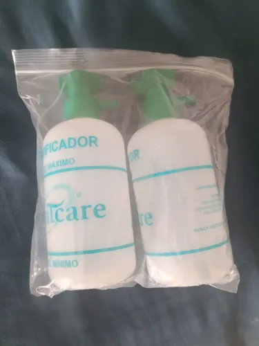 Kit 2 umidificadores para saída de oxigênio