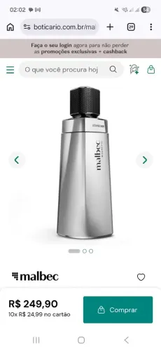 Perfume Malbec Magnetic 