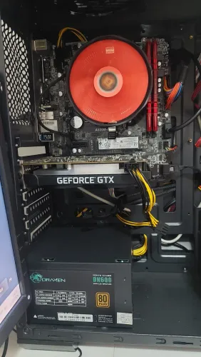 Pc gamer ryzen 5 2600 16gb ddr4 ssd 256 nvme