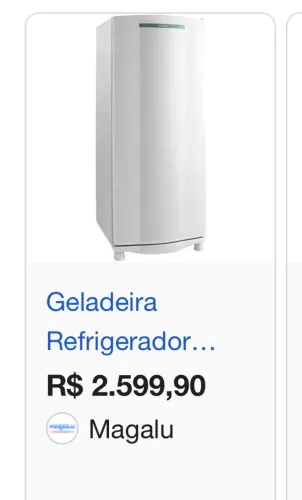 GELADEIRA CONSUL 261 litros degelo seco 