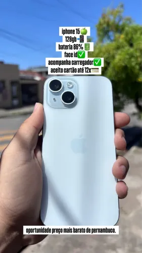 OPORTUNIDADE! iphone 15 128gb menor preço de pernambuco.