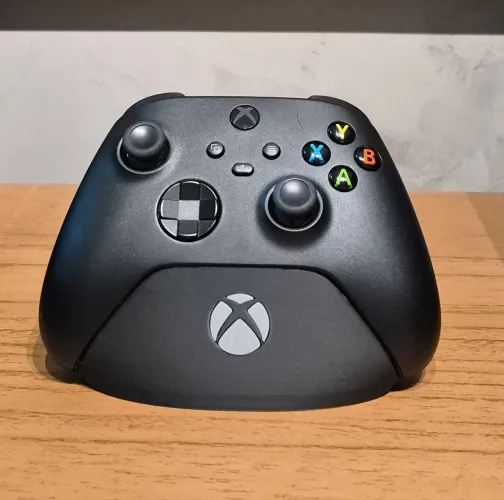 Controle xbox series s e x carbon black com suporte 