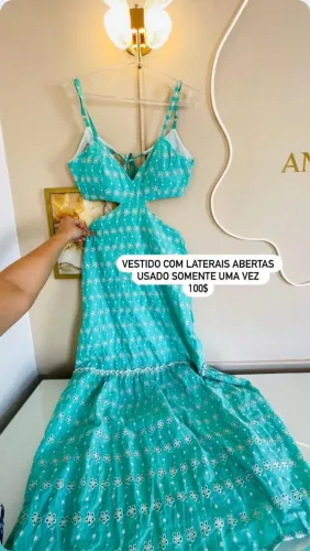 Vestido Bordado Novo