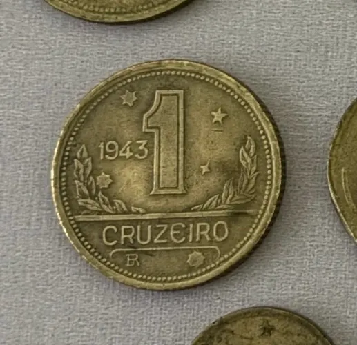Moeda 1 Cruzeiro - 1943