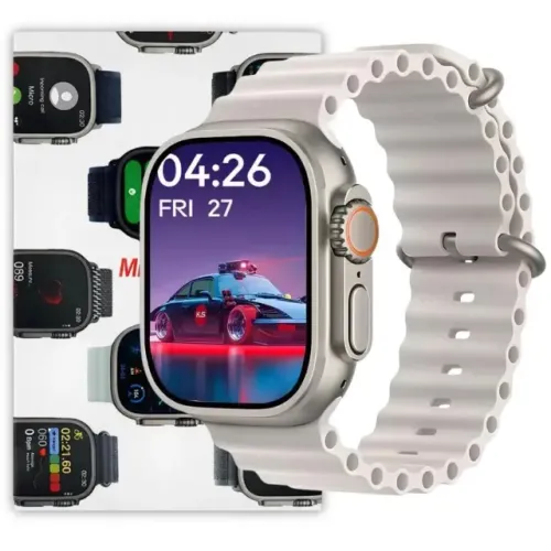 Smartwatch Microwear Watch 5 Série 11 WhatsApp Bluetooth 49mm Design Moderno Bateria 3 Dia
