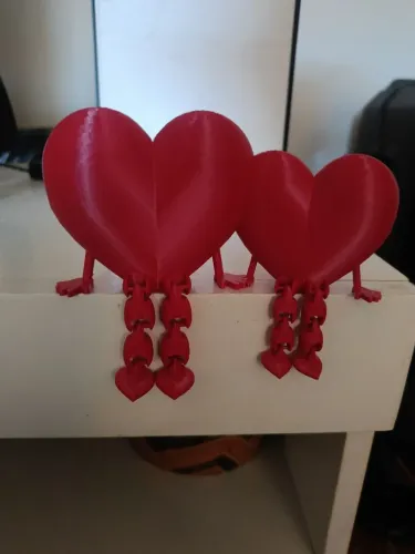 Casal coração sentados