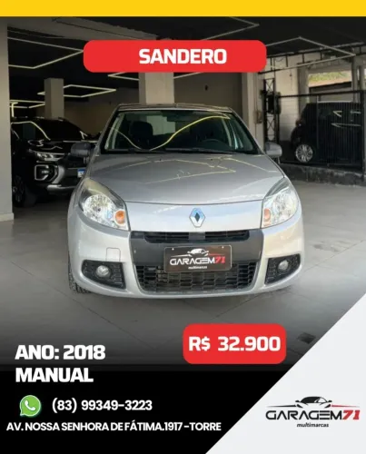 Renault Sandero Auth. Plus Hi-power 1.0 16V 5P 2013