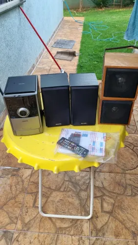 APARELHO DE SOM COM 4 CAIXA