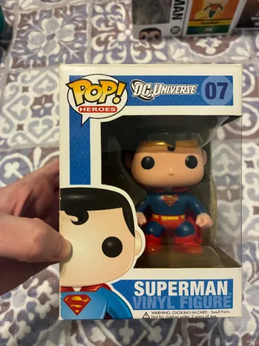 Funko Pop Superman #07 - DC Comics (Vaulted / Original)