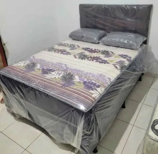 Camas Box Casal por 400 Confortaveis + 2 Travesseiros De Brinde e Frete Grátis