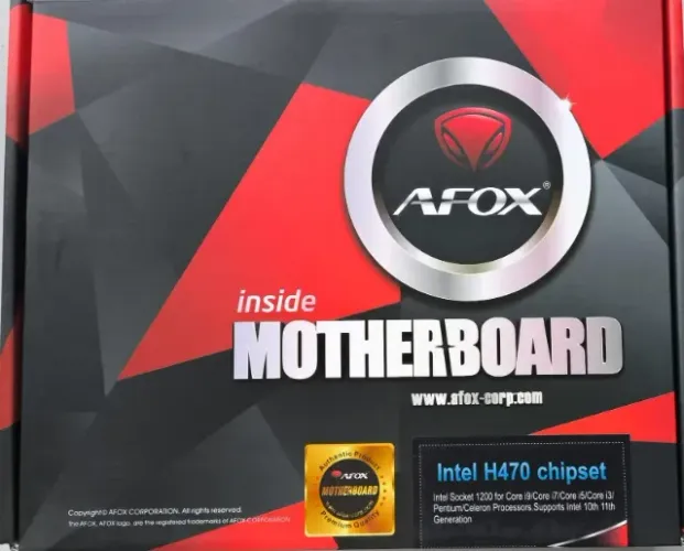 MB AFOX IH470D4-MA2-V2 DDR4 SOCKET LGA1200 CHIPSET INTEL H470 MICRO ATX