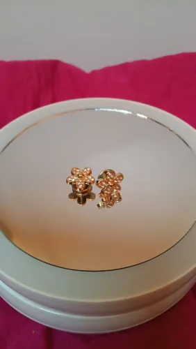 Pins Florzinhas Douradas para Crocs/Babuche