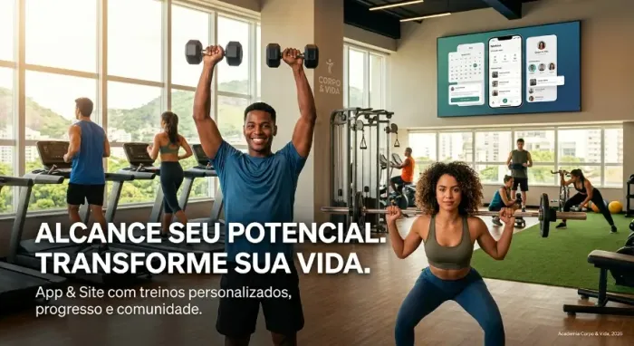 App e Site Profissional para Academia | Ficha de Treino,