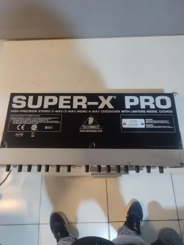 Crossover Behringer Super-X Pro CX3400 Profissional 2/3/4 Vias