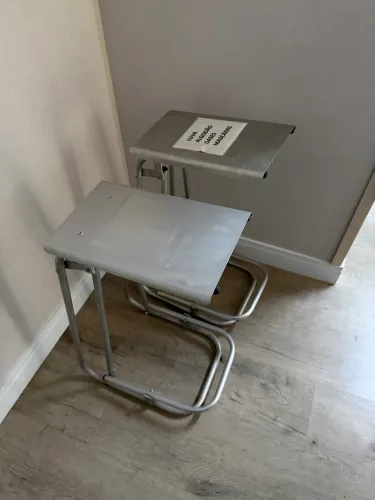 Suporte para lixo hospitalar com pedal alumínio