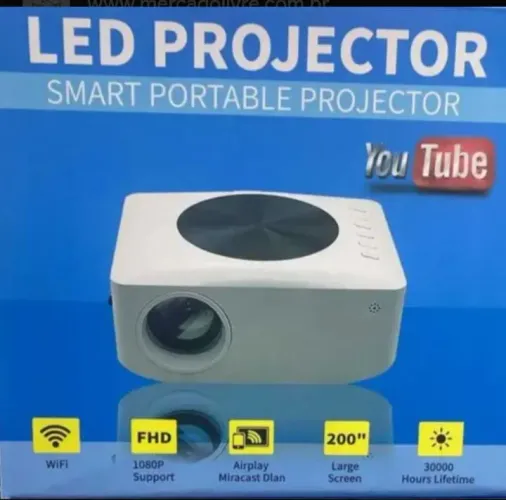 Mini Projetor Portátil LED Y2