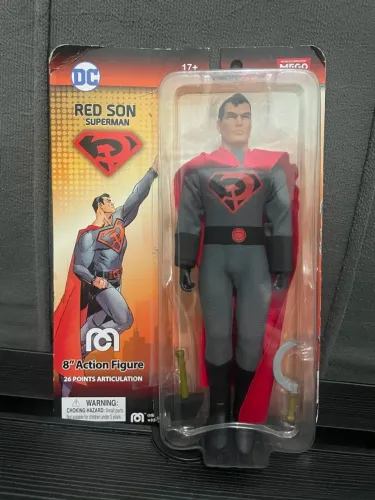 MEGO DC Heroes RED Son Superman